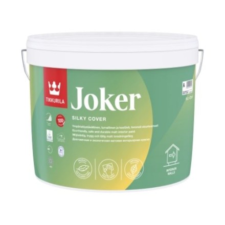Tikkurila Joker краска для стен и потолка матовая 9л